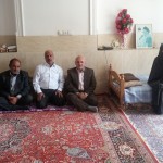 دیدار مدیرعامل شرکت برق منطقه‌ای یزد با خانواده شهدای شهرستان اشکذر