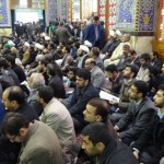 حضور بسیجیان شرکت برق منطقه‌ای یزد در مراسم گرامیداشت ۹ دی