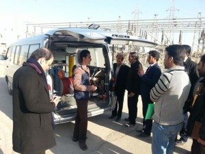 خودرو عیب‌یاب کابل‌های زیرزمینی به کمک کارشناسان برق منطقه‌ای یزد آمد