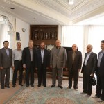 دیدار مدیران عامل برق منطقه‌ای یزد و توزیع با اولین مدیرعامل برق منطقه ای یزد