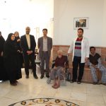 بازدید جمعی از کارکنان شرکت برق منطقه‌ای یزد از خانه سالمندان مهریز