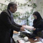 قدردانی از کارمند روشندل برق منطقه‌ای یزد در روز عصای سفید
