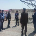 بررسی حادثه سقوط دکل برق با حضور مدیرکل راه و شهرسازی استان یزد