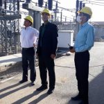 بازدید مدیرعامل برق منطقه‌ای یزد از پروژه توسعه پست خضرآباد