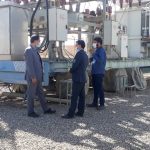 بازدید مدیرعامل برق منطقه‌‌ای یزد از روند اجرای پست‌های برق رستاق و مزرعه کلانتر