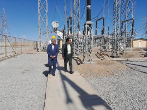 بازدید سرپرست شرکت برق منطقه‌ای یزد از پست‌های انتقال و فوق توزیع استان
